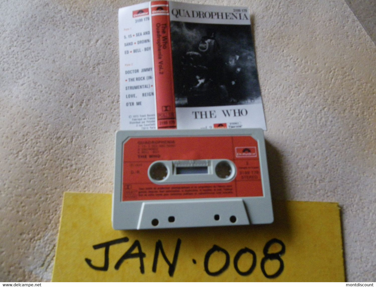 THE WHO K7 AUDIO VOIR PHOTO...ET REGARDEZ LES AUTRES (PLUSIEURS) (JAN 008) - Cassettes Audio