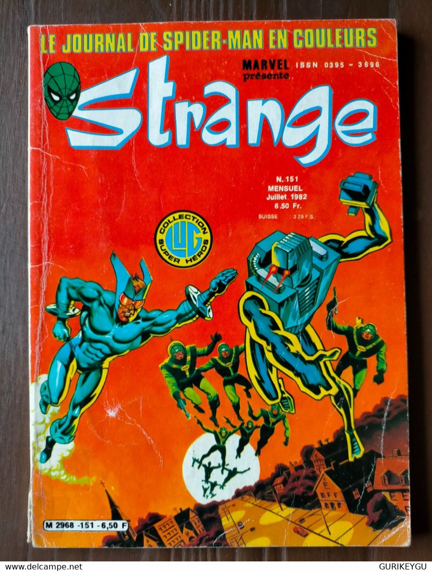 STRANGE  N° 151  DAREDEVIL L'araignée  IRON MAN  LUG 1982 - Strange