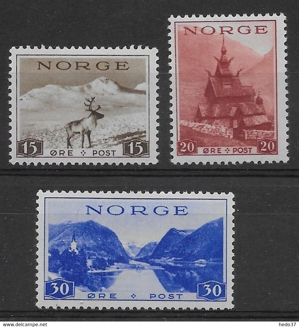 Norvège N°187/189 - Neufs ** Sans Charnière - TB - Neufs