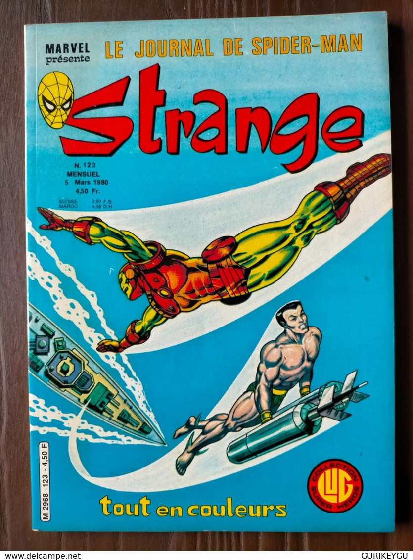 STRANGE  N° 123  DAREDEVIL L'araignée  IRON MAN  LUG  05/03/1980 - Strange