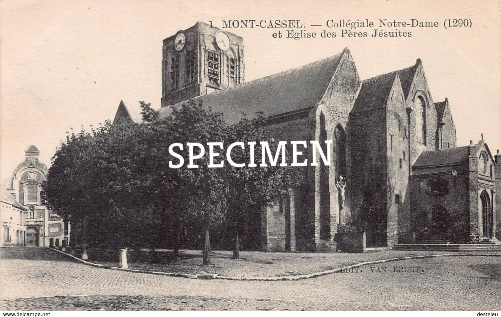 Collégiale Notre-Dame Et Eglise Des Pères Jésuites - Mont-Cassel - Cassel