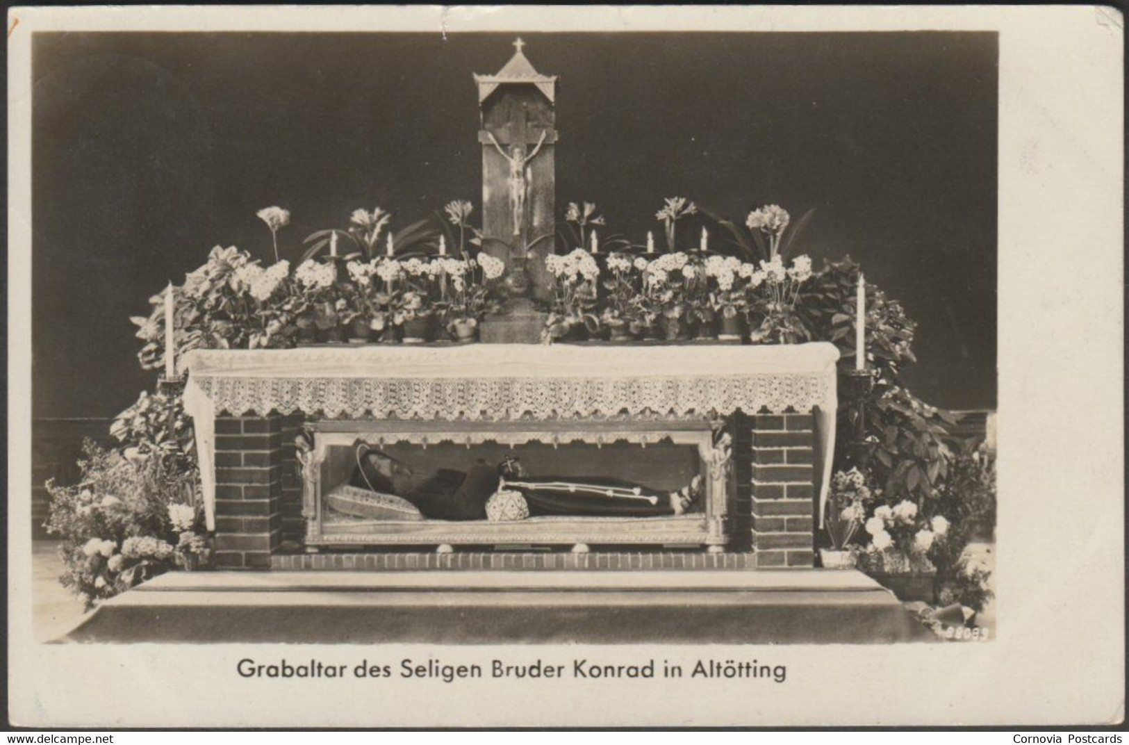 Grabaltar Des Seligen Bruder Konrad In Altötting, 1933 - Hans Strauß Foto-AK - Altoetting