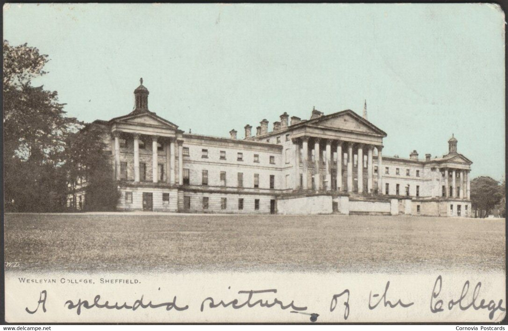 Wesleyan College, Sheffield, Yorkshire, C.1905 - ETW Dennis Postcard - Sheffield