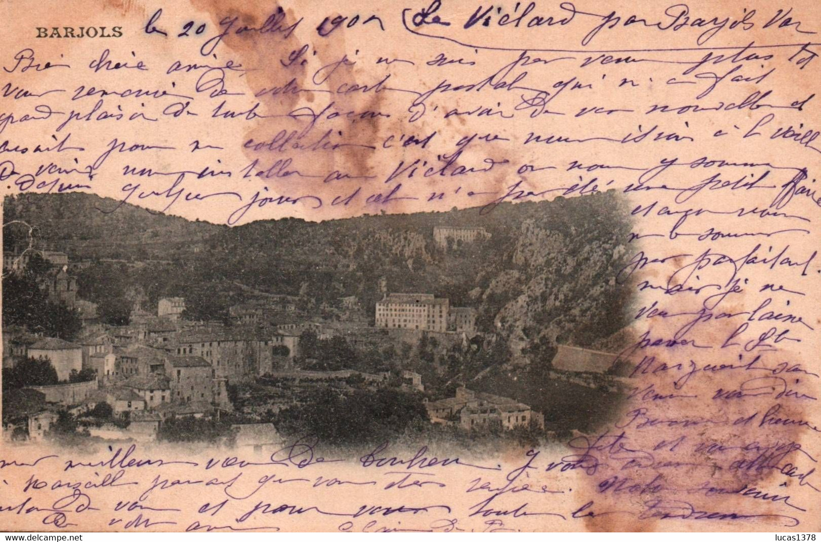 83 / BARJOLS / PRECURSEUR 1902 - Barjols