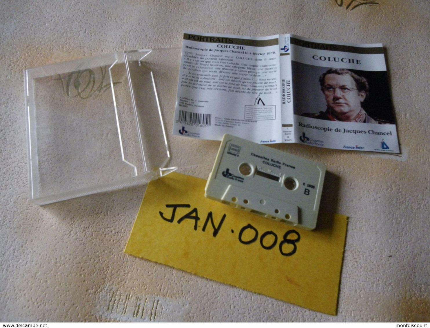 COLUCHE K7 AUDIO INTROUVABLE VOIR PHOTO...ET REGARDEZ LES AUTRES (PLUSIEURS) (JAN 008) - Cassettes Audio