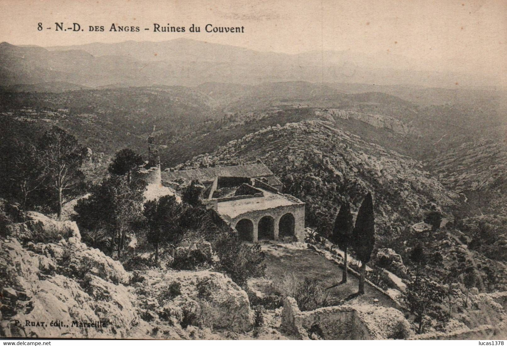 13 / ALLAUCH / NOTRE DAME  DES ANGES / RUINES DU COUVENT - Allauch