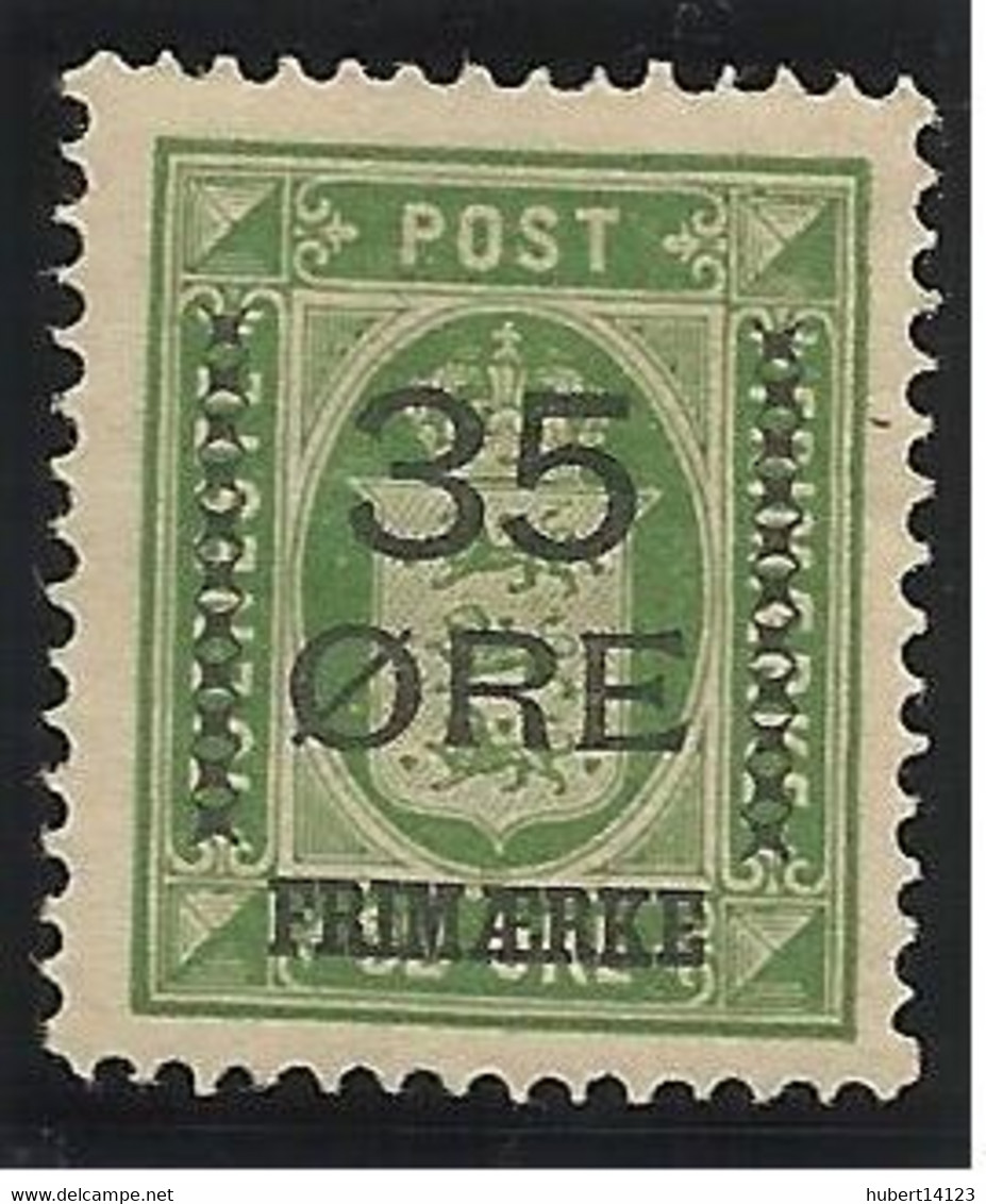 DANEMARK 1912 N° 64 MH Neuf Avec Charnière Denmark Danmark - Unused Stamps