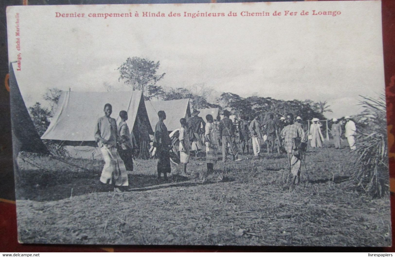 Congo  Chemin Fer De Loango Campement Ingenieurs     Cpa - Autres & Non Classés