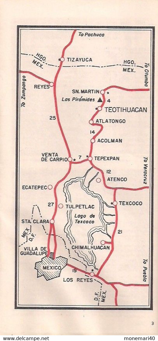 MEXIQUE - THE TEOTIHUACAN ROUTE - PEMEX TRAVEL CLUB - Kultur