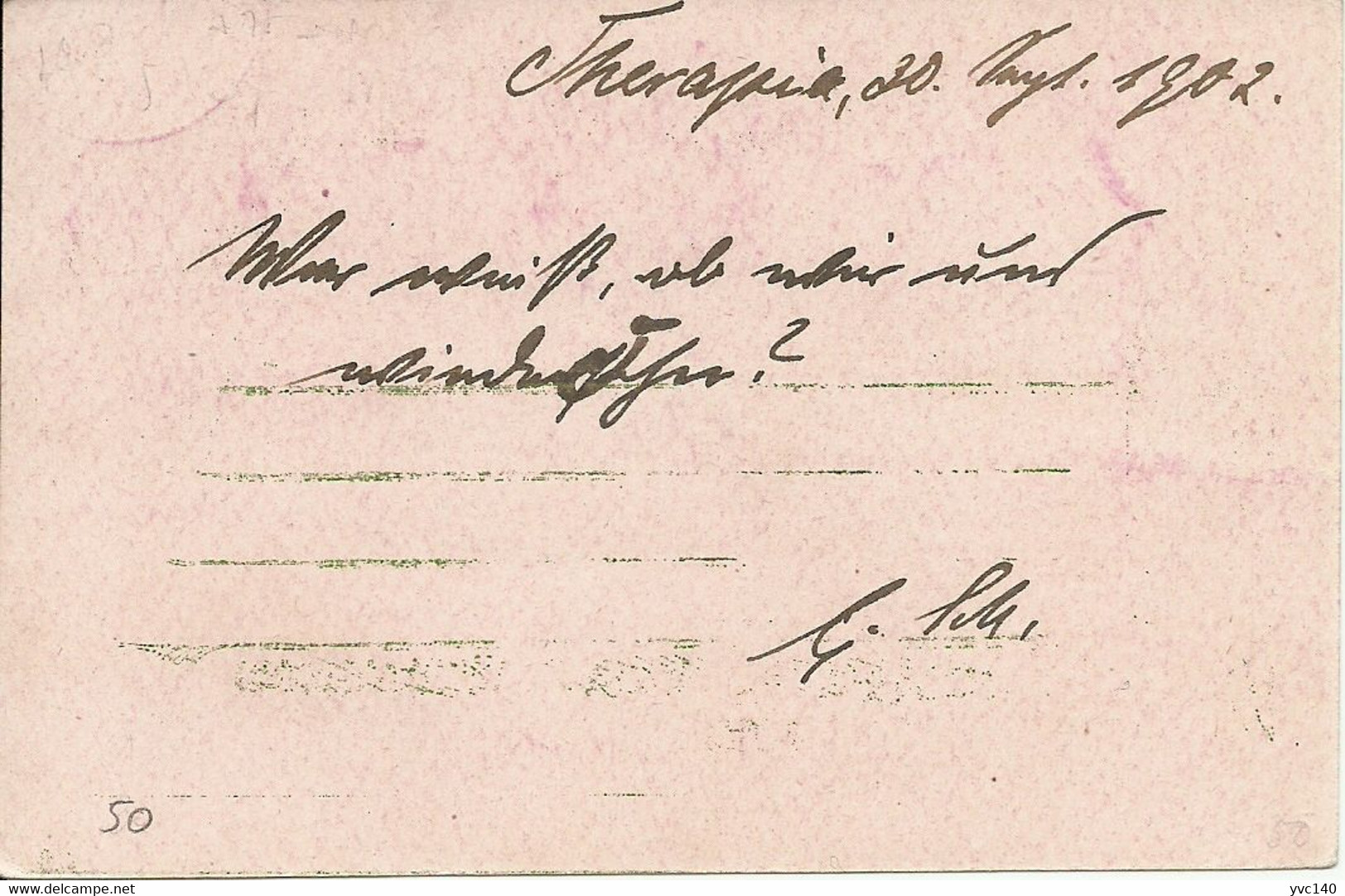 Turkey; Ottoman PS For Local Usage (Therapia, Tarabya/Istanbul) - Lettres & Documents