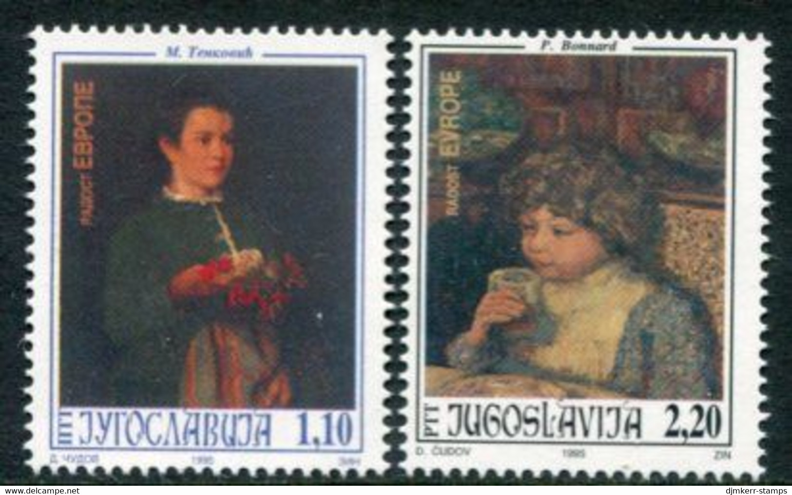 YUGOSLAVIA 1995 Universal Children's Day MNH / **.  Michel 2736-37 - Ungebraucht