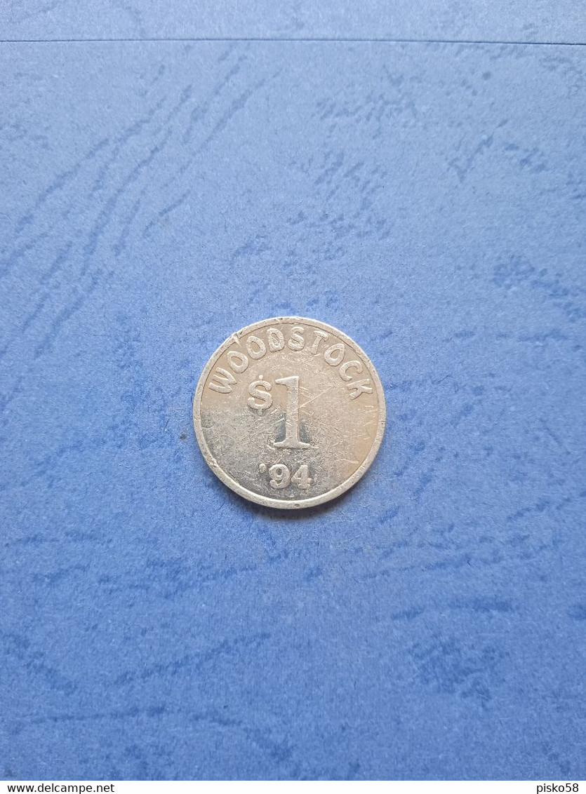 Woodstock One Dollar '94 - Monedas/ De Necesidad