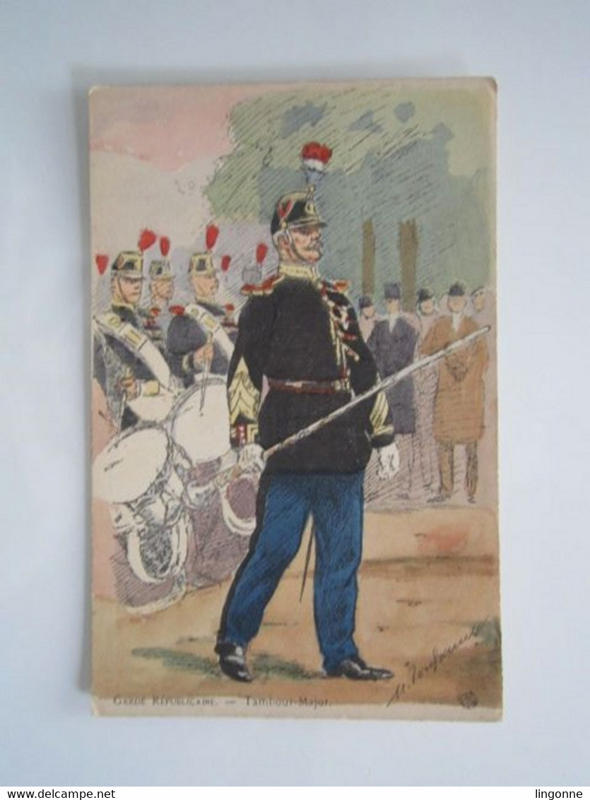 MILITARIA GARDE REPUBLICAINE TAMBOUR MAJOR. - Régiments