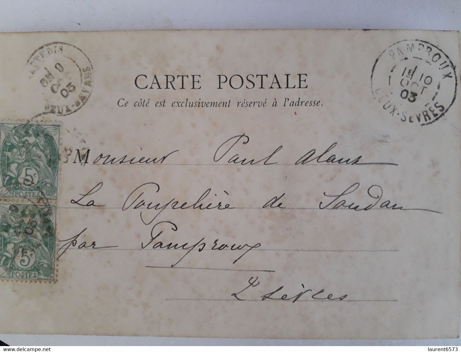 Carte Postale De Champdeniers, 79, La Crypte Romane De L'église - Champdeniers Saint Denis
