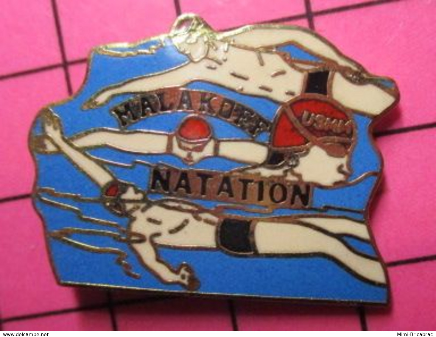 313i Pin's Pins / Beau Et Rare / THEME : SPORTS / CLUB NATATION USMM MALAKOFF NATATION - Natation