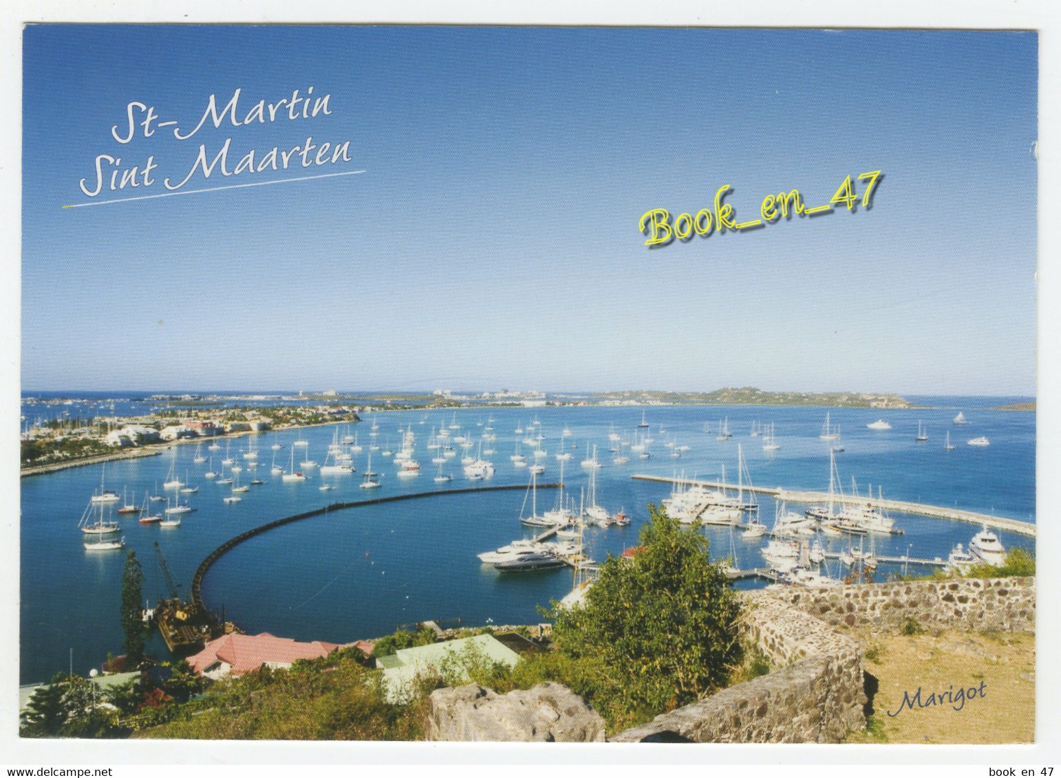 {88306} 978 Saint Martin Marigot , Le Port Et La Marina Au Pied Du Fort Saint Louis - Saint Martin