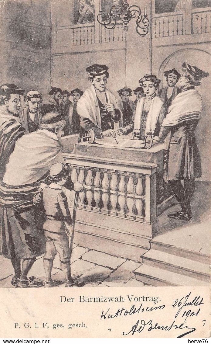 Judaica - Judaisme - Der Barmizwah-Vortrag - Jodendom