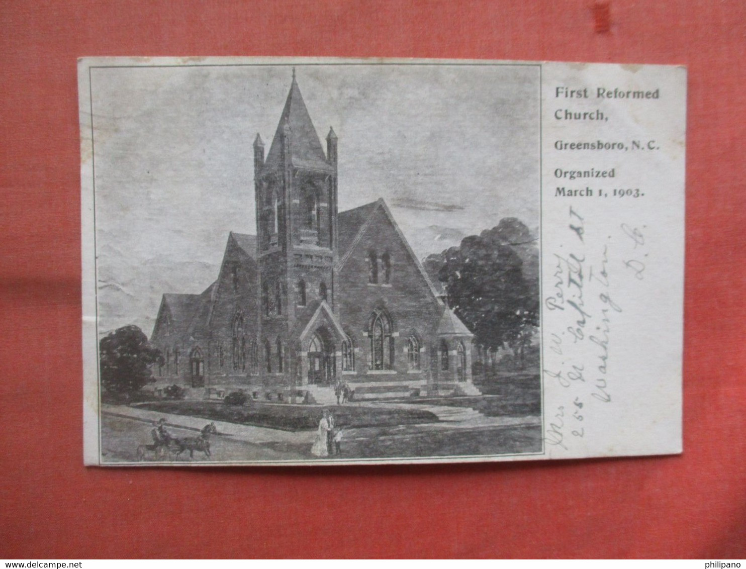First Reformed Church.   Greensboro  North Carolina > Greensboro   Ref  5397 - Greensboro