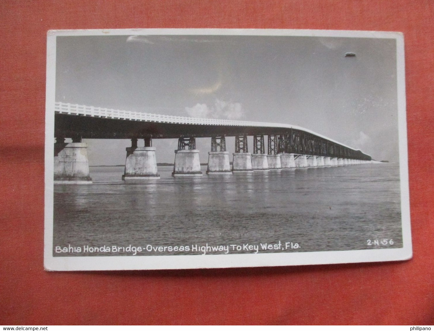 RPPC. Bahia Honda Bridge Overseas Highway To   Key West  Florida   Ref  5397 - Key West & The Keys