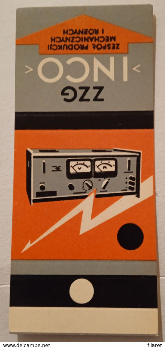 POLAND,POLOGNE,POLISH,GDANSK FACTORY,OLD UNFOLDED MATCHBOX SKILLET - Boites D'allumettes