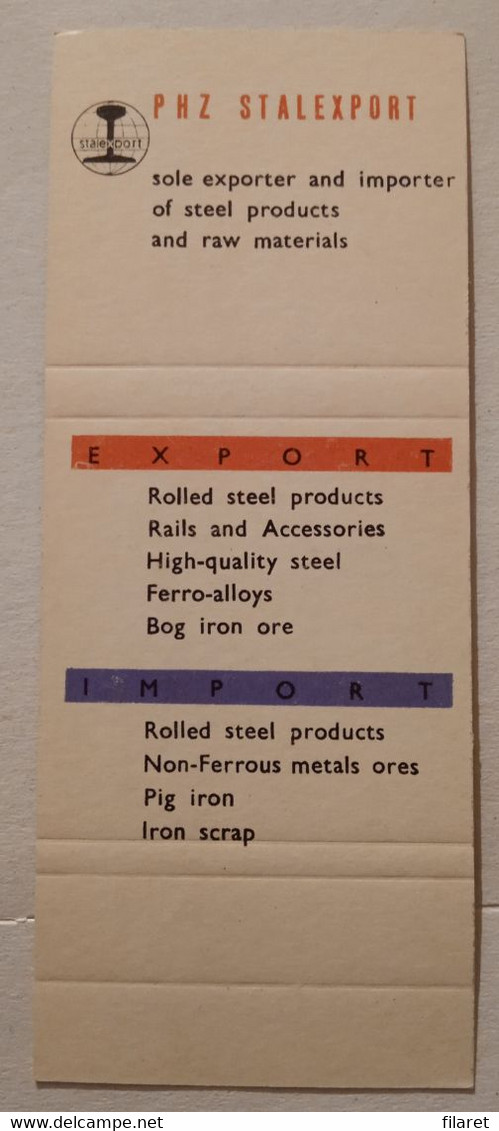 POLAND,POLOGNE,POLISH,GDANSK FACTORY,OLD UNFOLDED MATCHBOX SKILLET - Boites D'allumettes