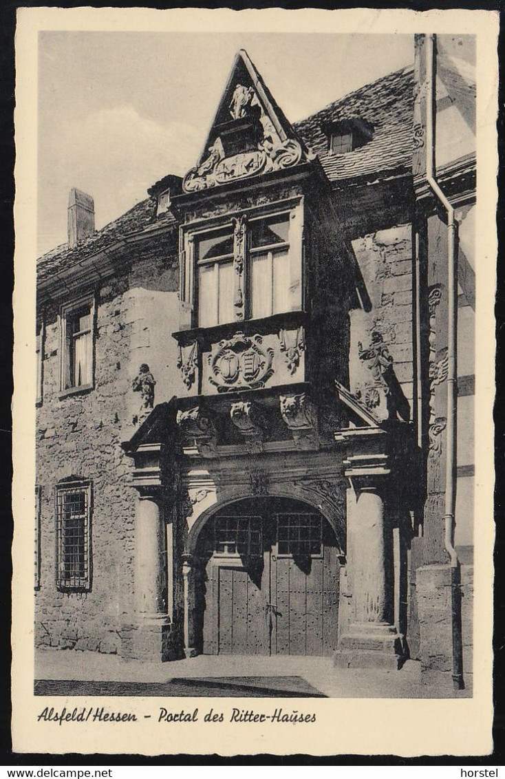 D-36304 Alsfeld - Portal Des Ritter-Hauses - Nice Stamp - Alsfeld