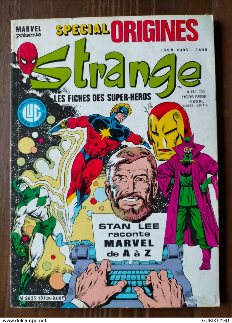 STRANGE  Spécial Origine N° 181 Bis  Hors Serie   LUG  05/01/1985 BE - Strange