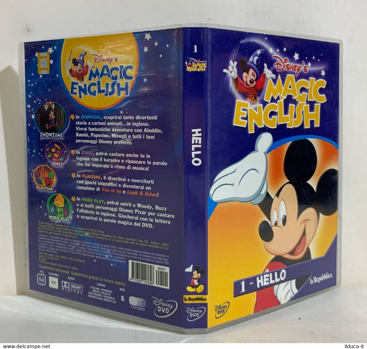 I102332 DVD - Disney's Magic English N. 1 - Hello - Animation