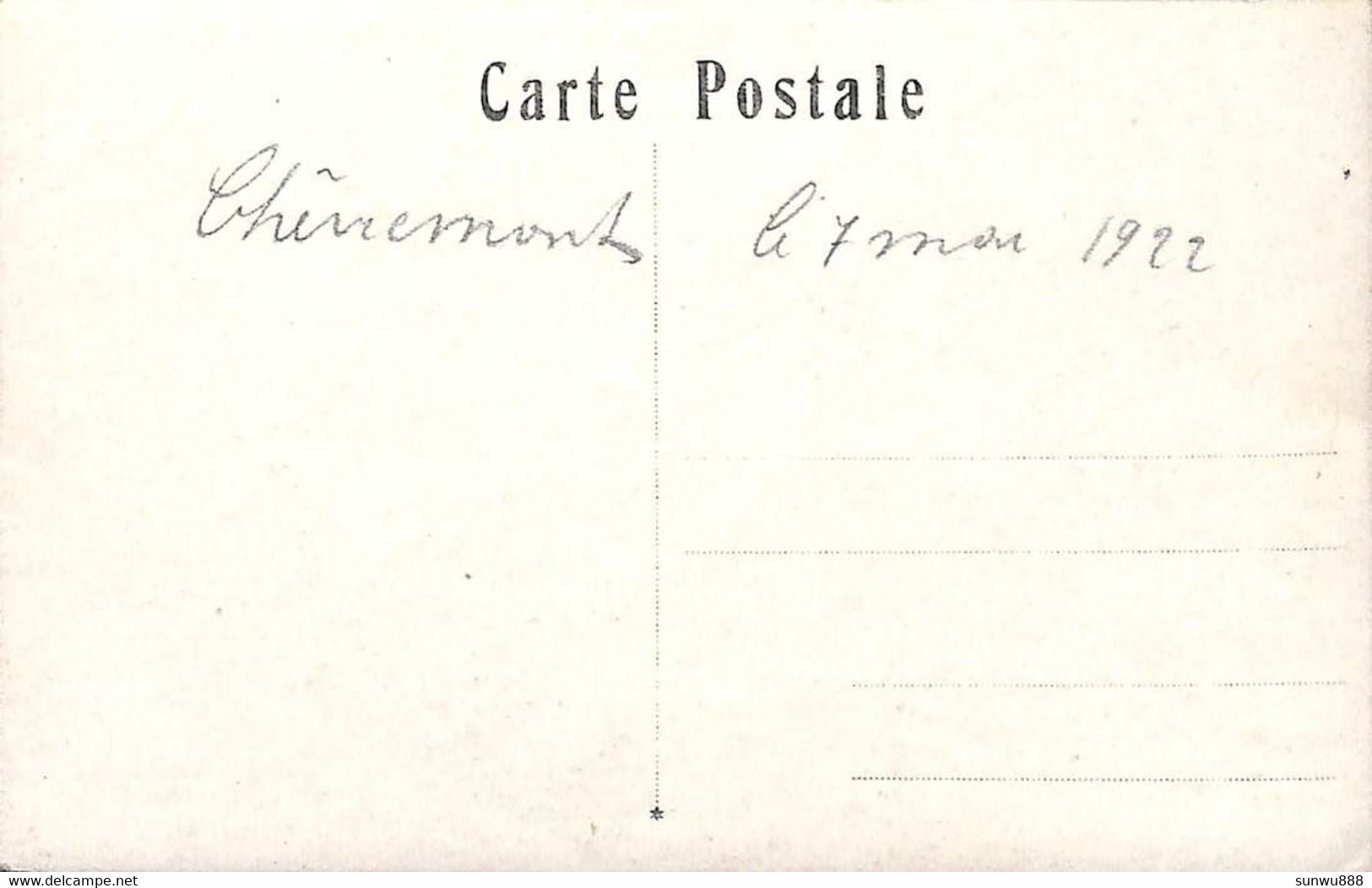 Chèvremont - Carte Photo (animée 1922) - Chaudfontaine