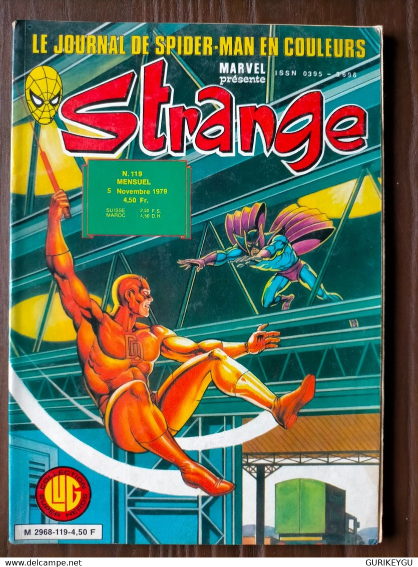 STRANGE  N° 119 DAREDEVIL IRON MAN L'araignée    LUG  05/11/1979 BE - Strange