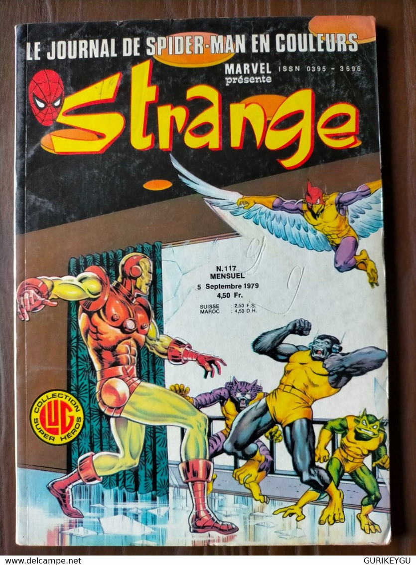 STRANGE  N° 117 DAREDEVIL IRON MAN L'araignée    LUG  05/09/1979 BE - Strange