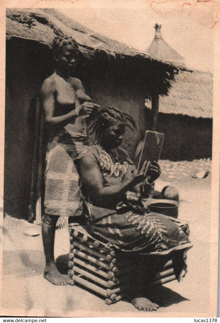 TOGO /  CLICHE AGENCE DES COLONIES PUBLICITÉ PRODUIT PHARMACIE / FEMME COIFFEUSE SEINS NUS - Somalie