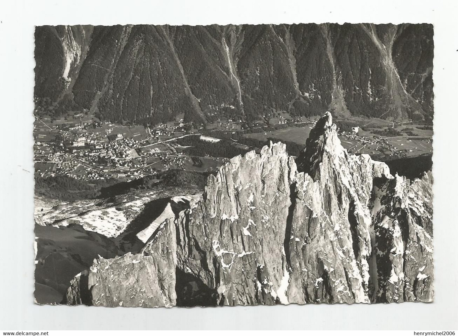 74 Cachet Chamonix Mont Blanc  1964 Carte Photo Cliché Tairraz - Chamonix-Mont-Blanc