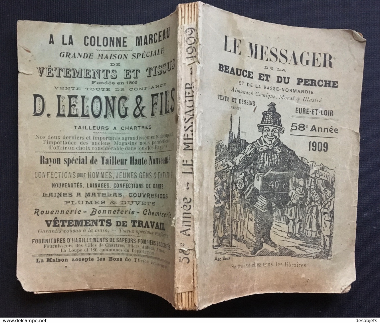 LE MESSAGER DE LA BEAUCE ET DU PERCHE Et De La Basse-Normandie Eure-et-Loir 1909 - Centre - Val De Loire