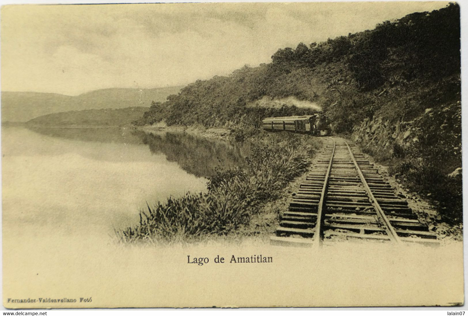C. P. A. : GUATEMALA :  Lago De AMATITLAN, Tren - Guatemala