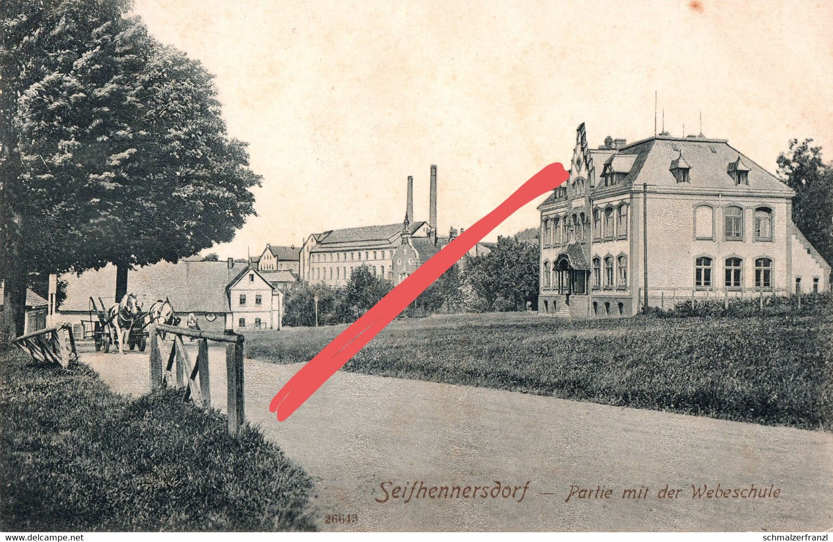 AK Seifhennersdorf Webeschule A Neugersdorf Ebersbach Spitzkunnersdorf Leutersdorf Großschönau Warnsdorf Rumburg Zittau - Seifhennersdorf