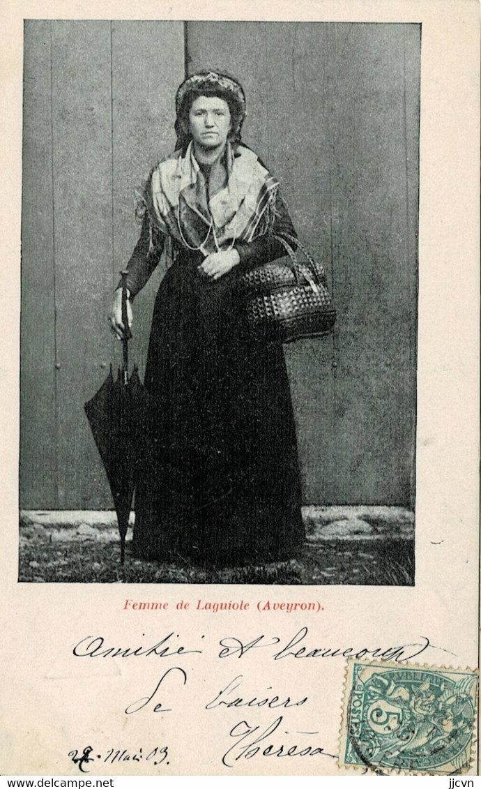 12 #Aveyron# Laguiole - Type Laguiole - Femme De Laguiole - Laguiole