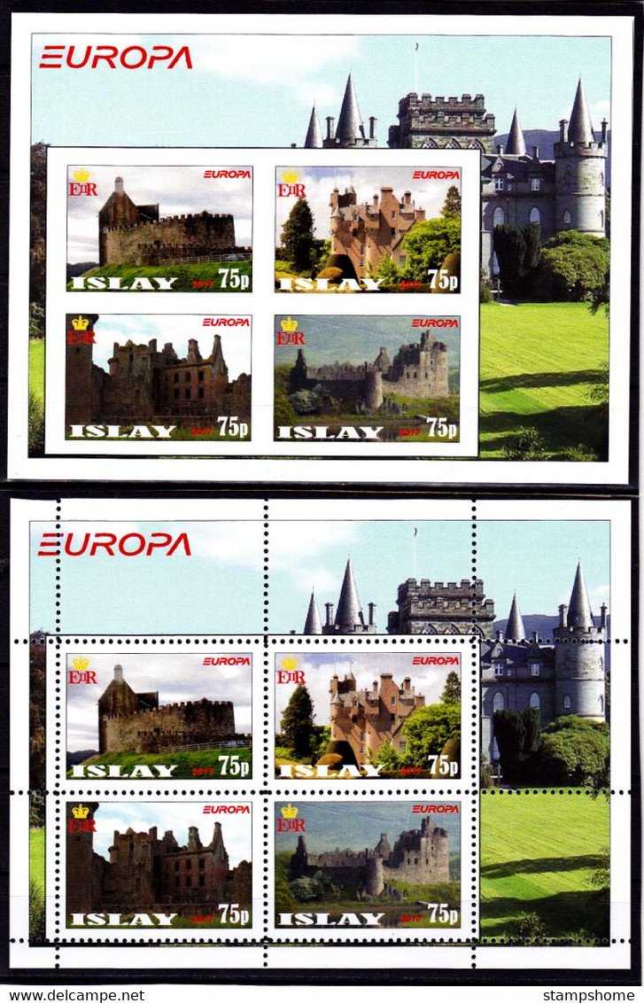 Islay - 2017 - Europa Thema - 2.Mini S/Sheet (imp.+perf.) Private İssue ** MNH - Local Issues