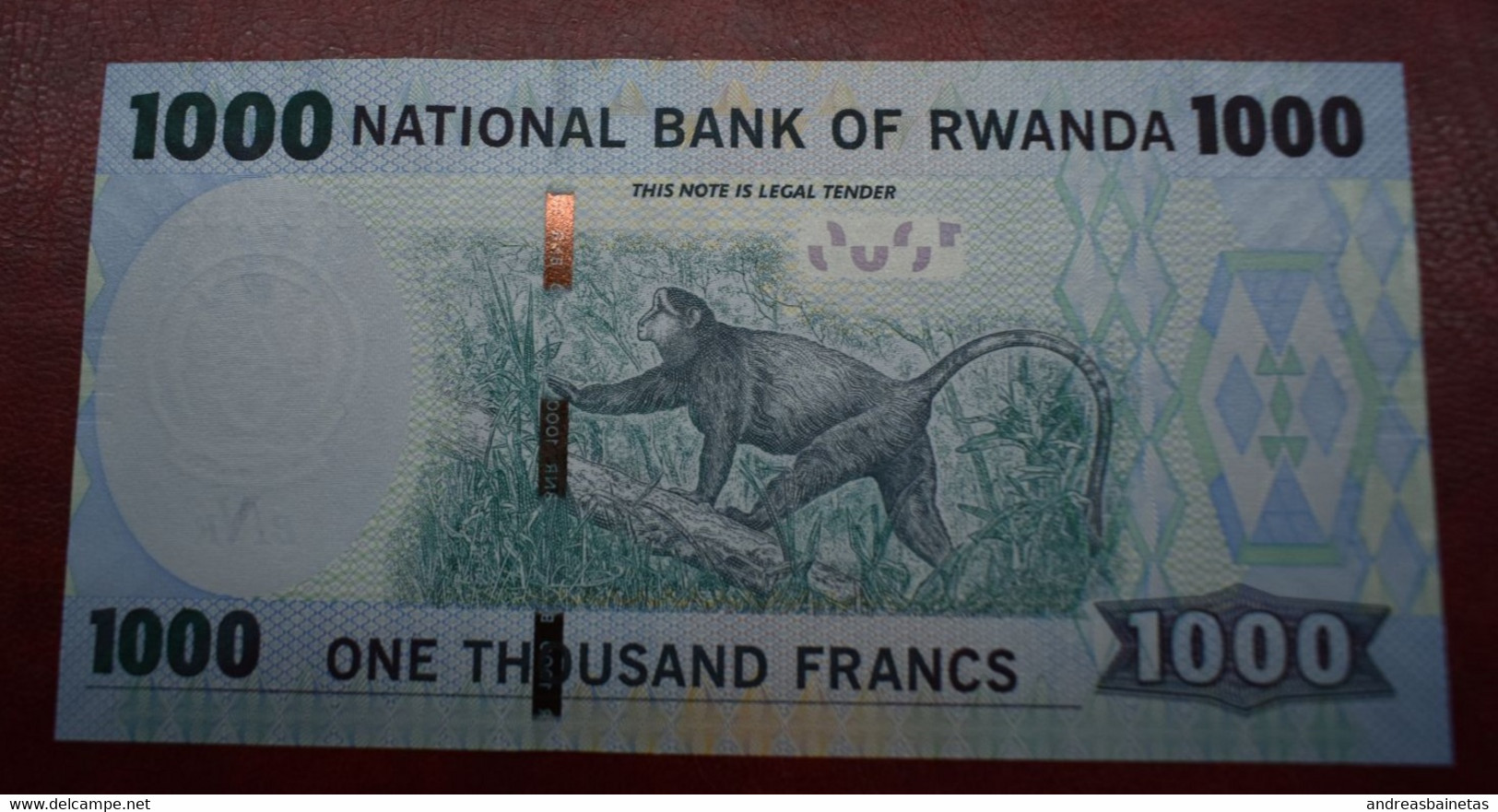 Banknotes Rwanda 1000 Francs UNC - Ruanda