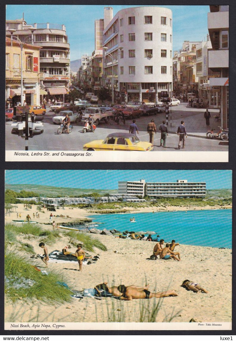 CYPRUS  , TWO  OLD  POSTCARDS - Chypre