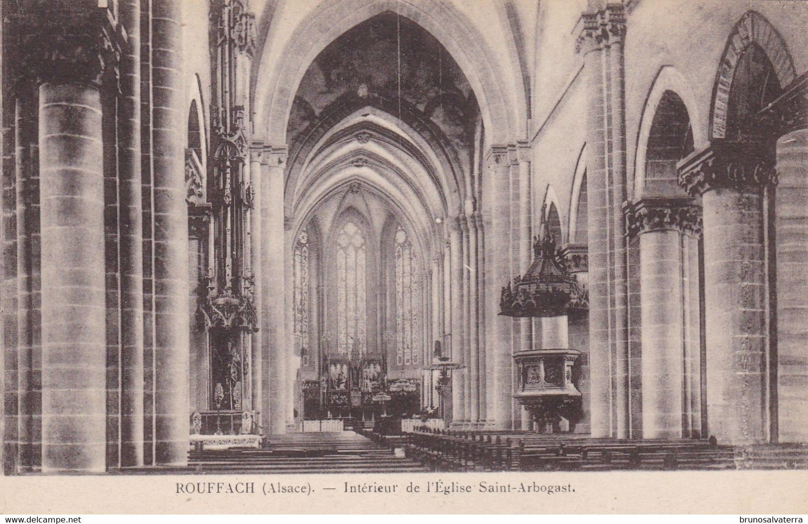 ROUFFACH - Intérieur De L'Eglise Saint-Arbogast - Rouffach