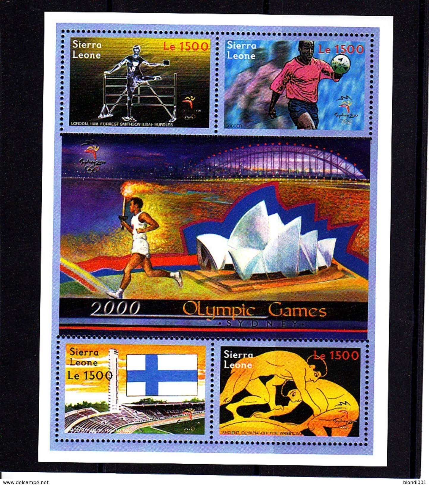 Olympics 2000 - Soccer - SIERRA LEONE - S/S MNH** - Estate 2000: Sydney