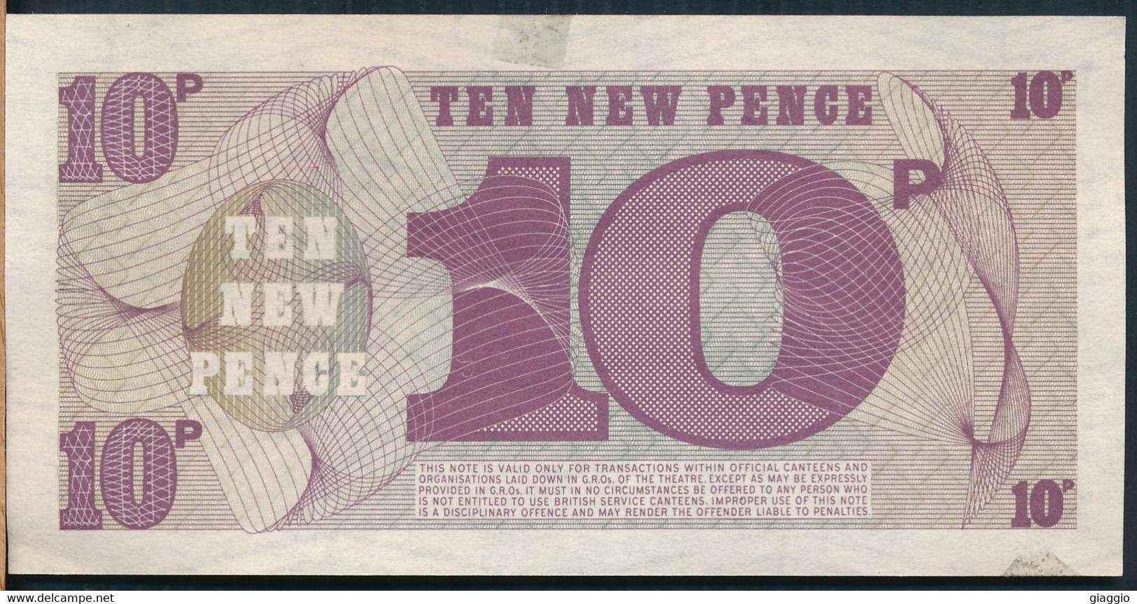 °°° UK - BRITISH ARMED FORCES - 10 NEW PENCE °°° - British Armed Forces & Special Vouchers