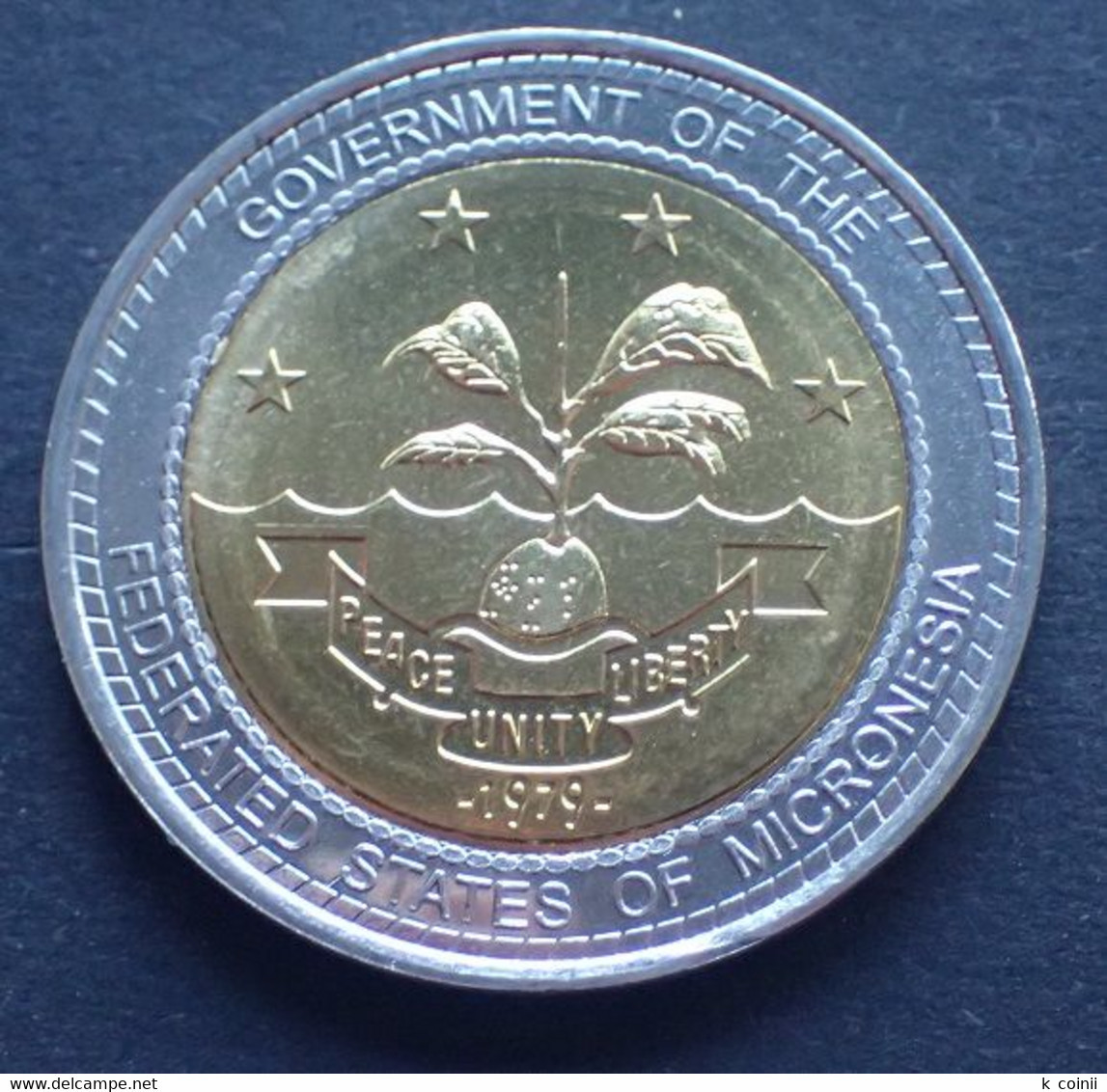 Micronesia 1 Dollar 2014 Bimetallic - Micronésie