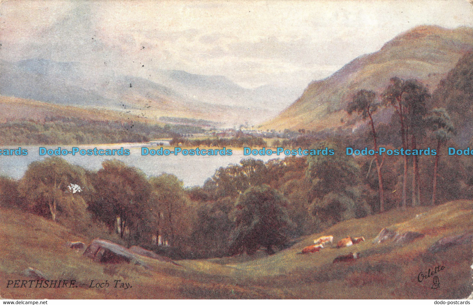 R098053 Perthshire. Loch Tay. Tuck. Oilette. 1907 - Welt