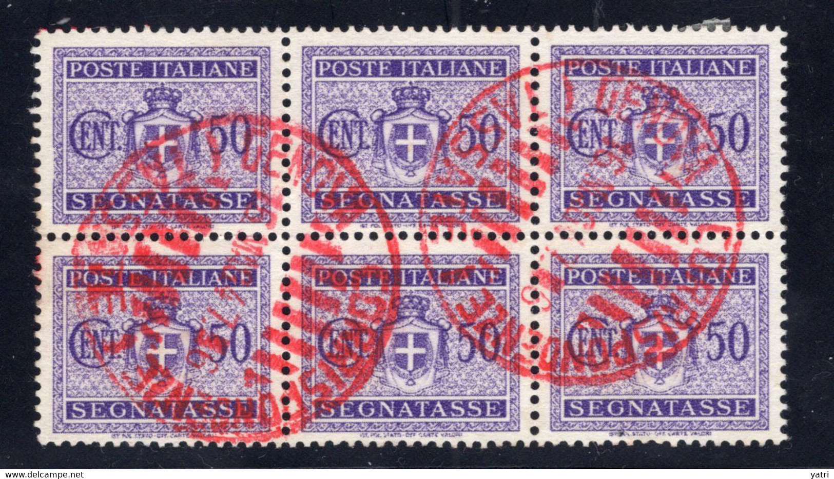 Luogotenenza (1945) - Segnatasse 50 Cent. Senza Filigrana - Postage Due