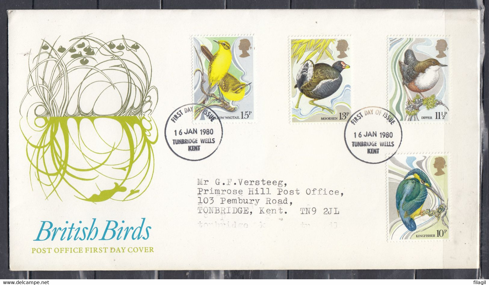 FDC Van Tunbridge Wells Kent - 1952-1971 Pre-Decimal Issues