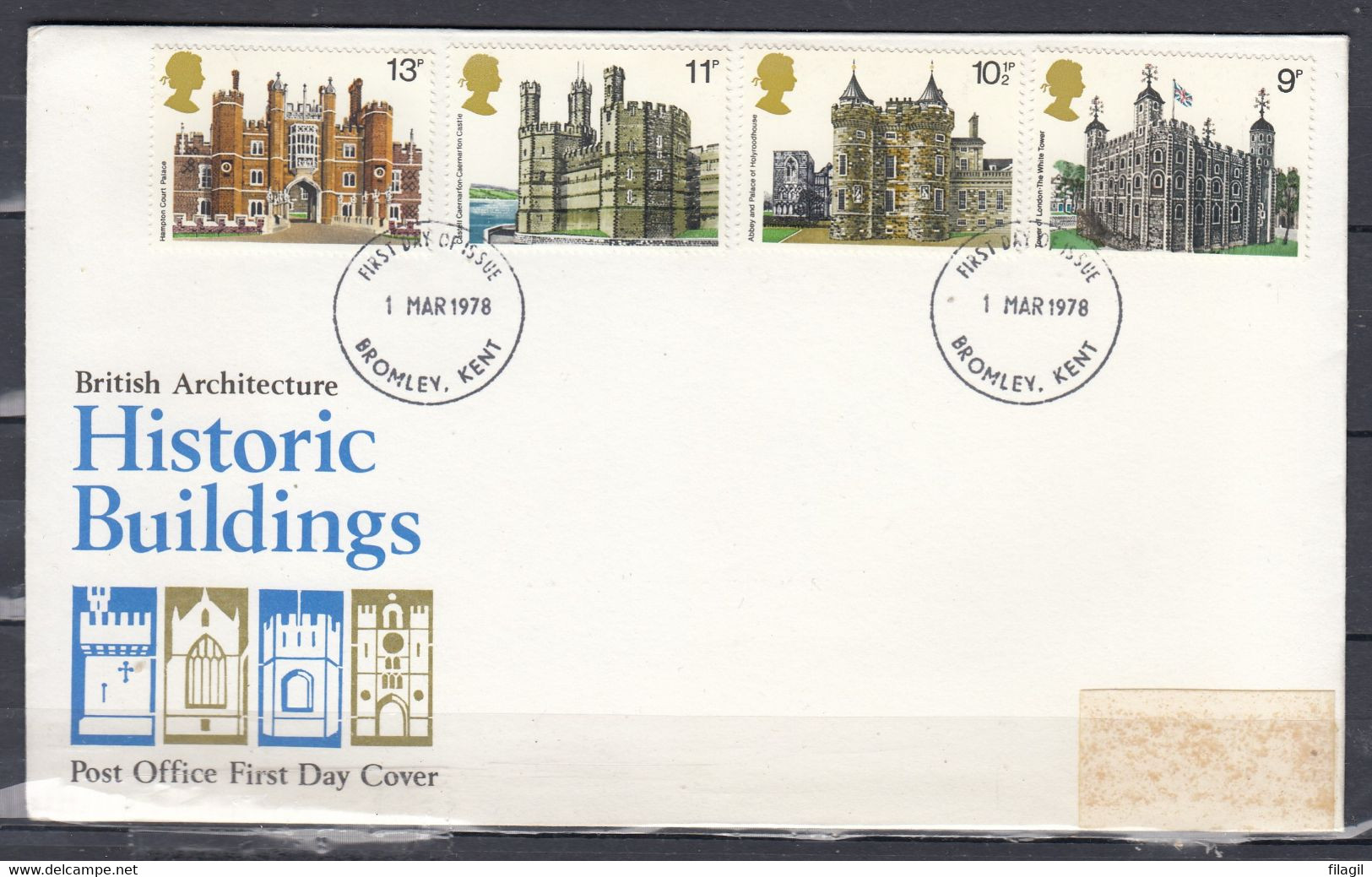 FDC Van Bromley Kent - 1971-1980 Decimal Issues