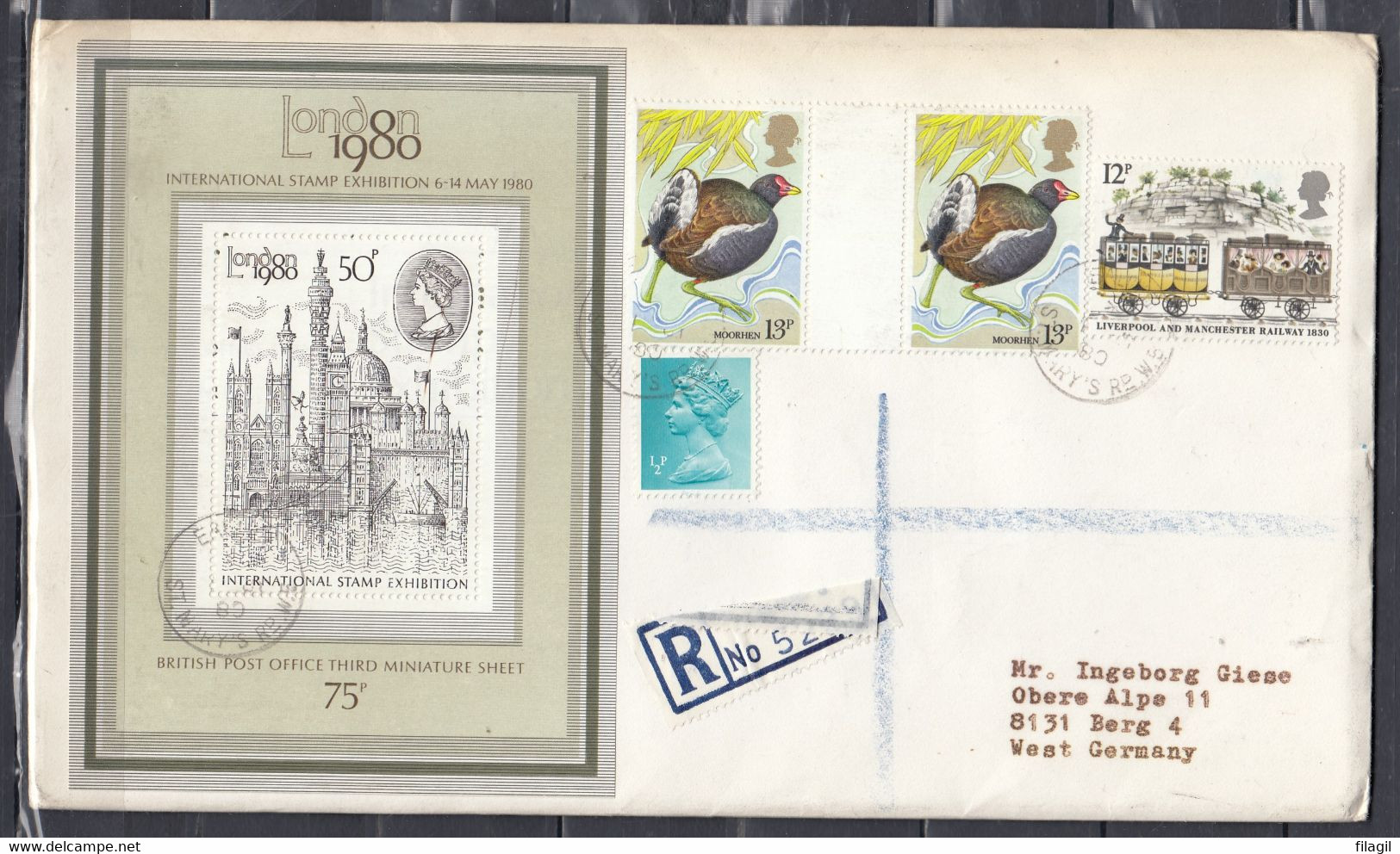 FDC Van First Day Of Issue St Mary - 1952-1971 Em. Prédécimales