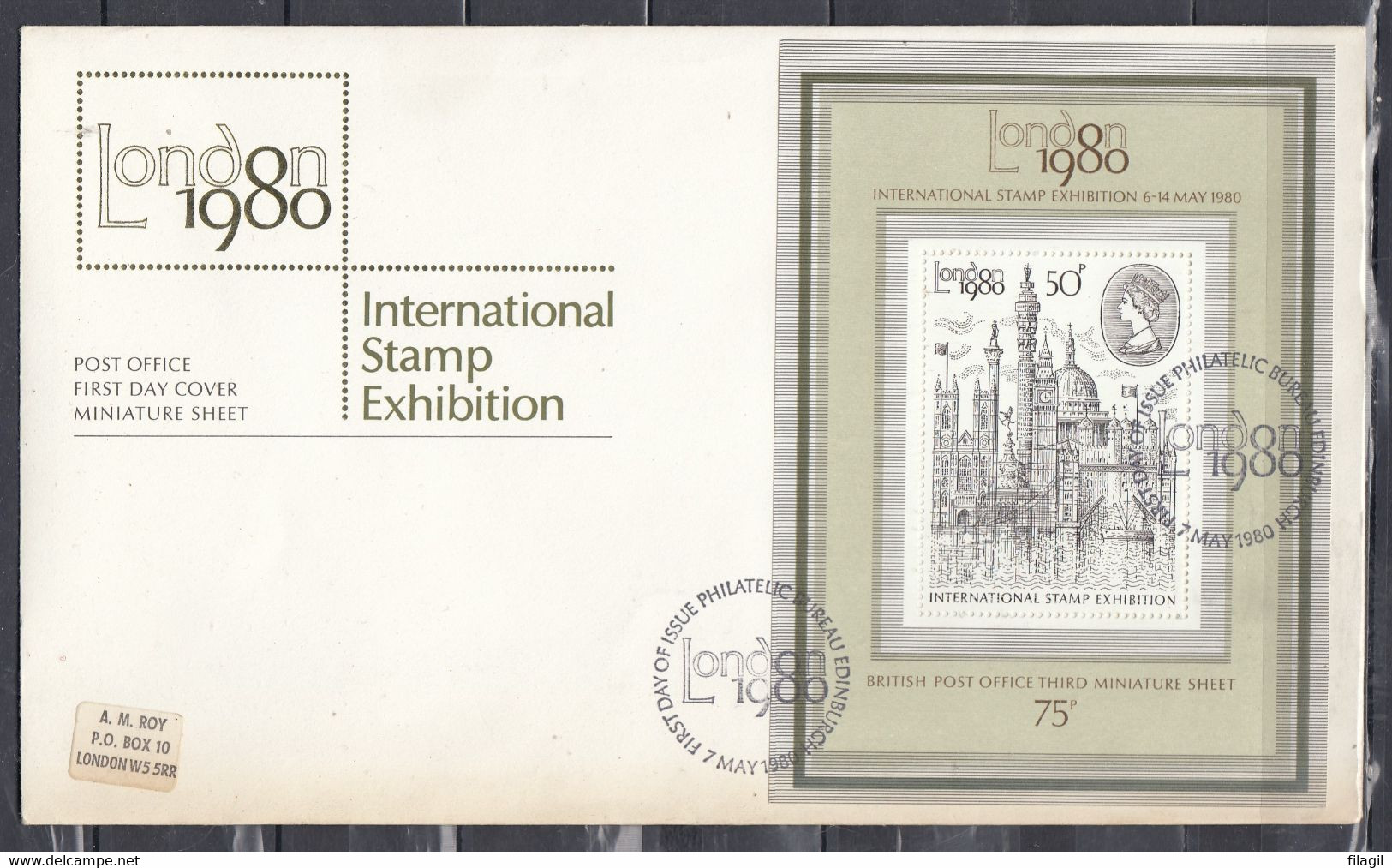 FDC Van First Day Of Issue Philatelic Bureau Edinburgh - 1952-1971 Pre-Decimal Issues